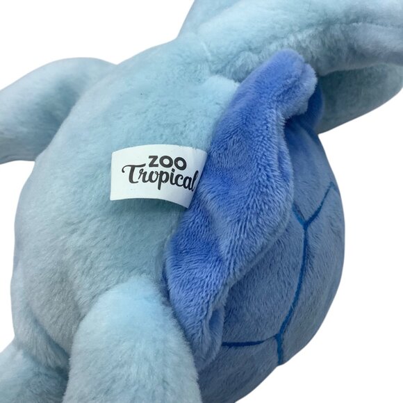 Zoo Tropical Blue Sea Turtle Plush Stuffed Animal Toy 12" Ocean Creature - Picture 6 of 7